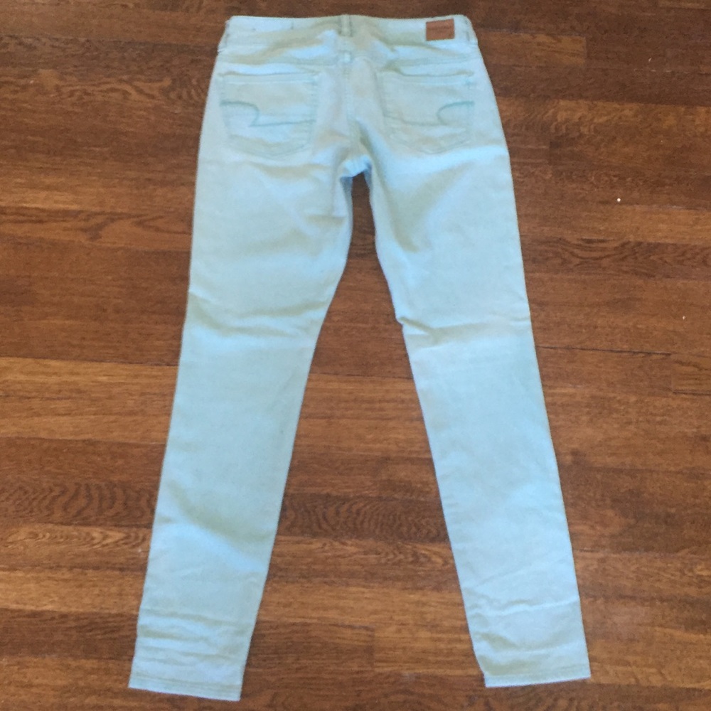 American Eagle light blue stretch jeans